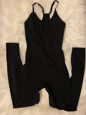 Pink active |Black One-Piece Jumpsuit
